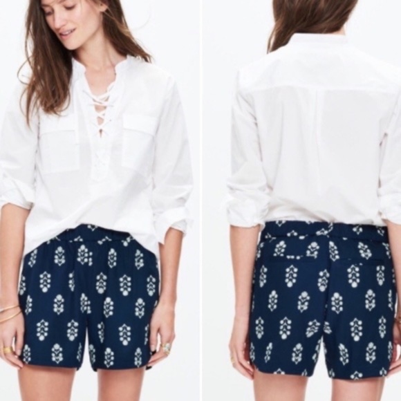 Madewell Pants - Madewell Drapey Floral Casual Pull On Shorts XXS